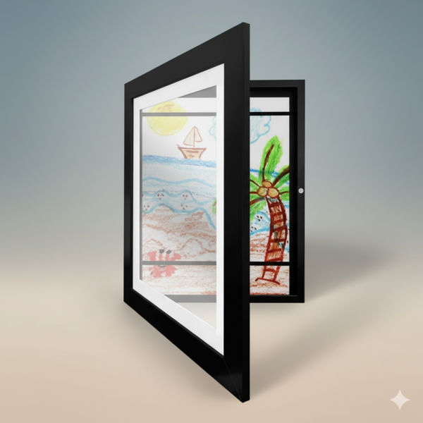 2025 Kids’ Artwork Wood Frame
