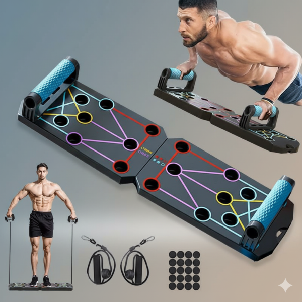 Foldable Multifunctional Push-Up Board