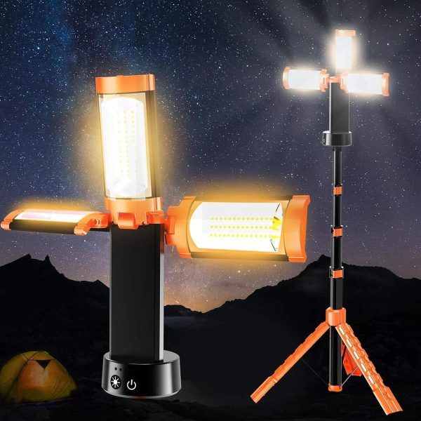 Three-Stage Dimming Work Light with Tripod