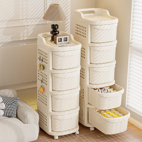 Multi-Layer Mobile Storage Trolley