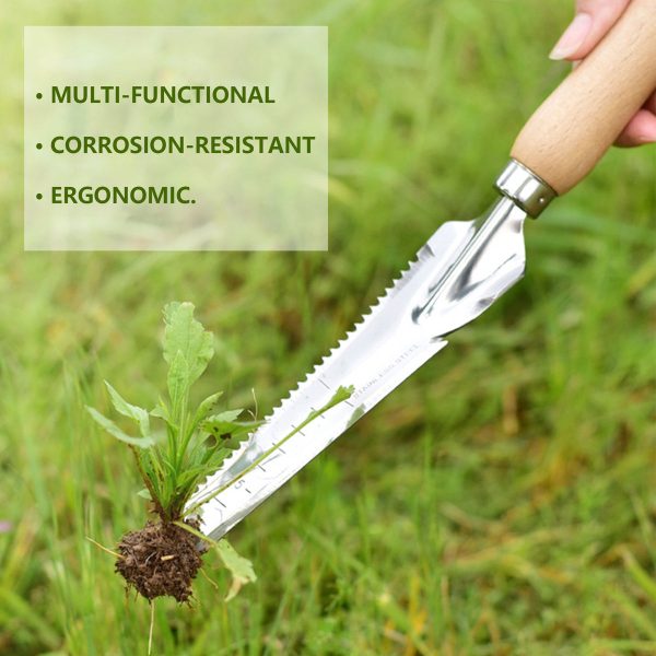 5-in-1 Ergonomic Stainless Steel Garden Tool
