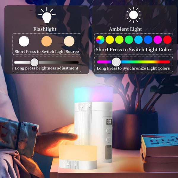 Water-Resistant Long-Run Lantern for Home & Hiking